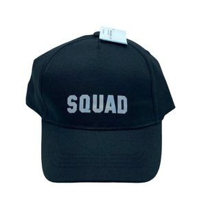 SQUAD Baseball Cap Hat NWT Bridesmaid Bachelorette Party Favor Reunion Black